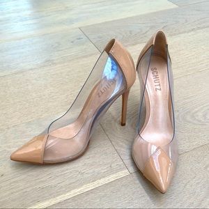 Schutz Cendi Vinyl & Leather Pump